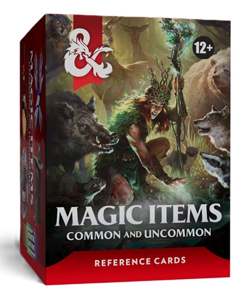 DnD 5e - Trove 4 - Magic Items - Commen and uncommen (Low Magic: potions & common magic items) - Reference Cards Deck (Eng)